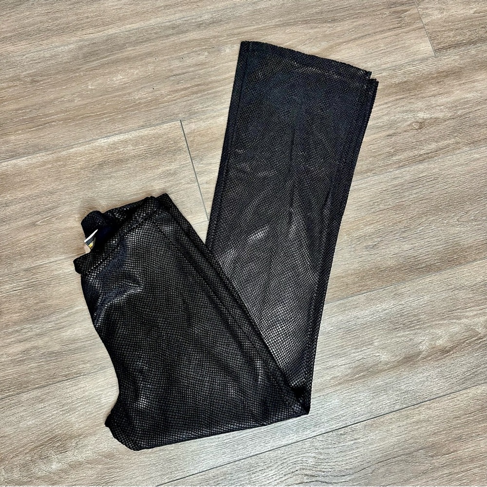 Vintage black snakeskin The Original Y2K pants
